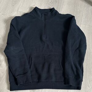 Beyond Yoga Black Half-Zip Sweatshirt